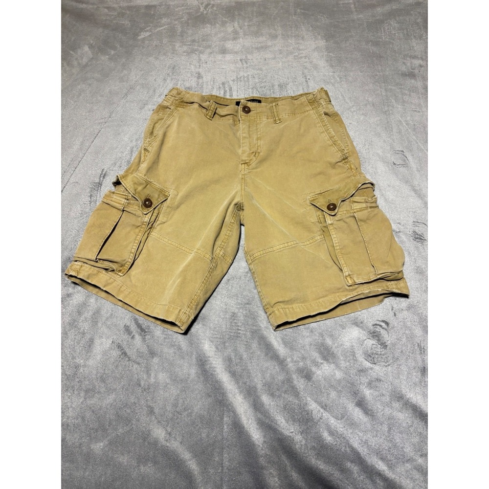 American Eagle Mens Size 30 Tan Y2K Classic Cargo Next Level Flex Shorts